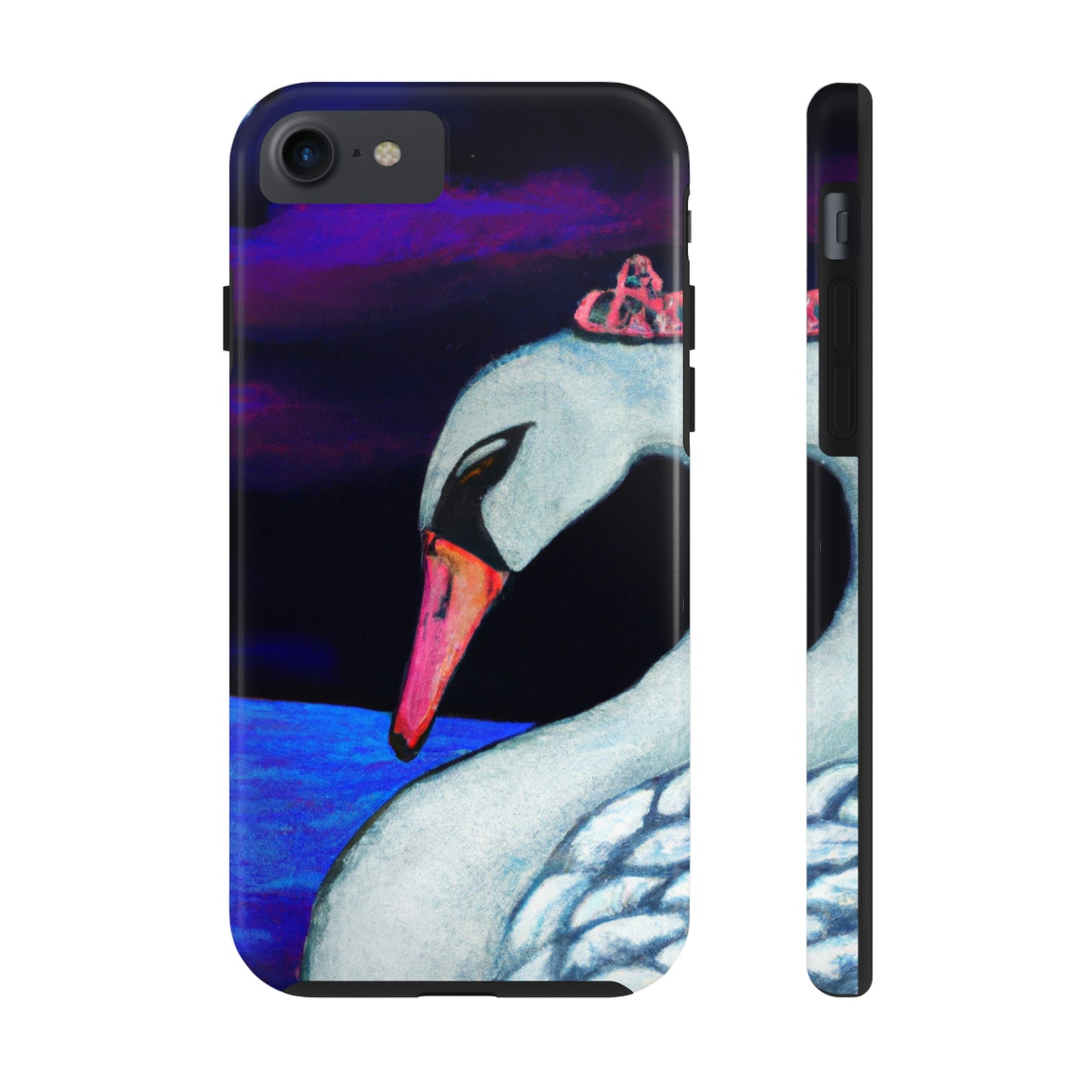 "A Swan's Lament: The Widwed Heavens" - Die Alien Tough Phone Cases