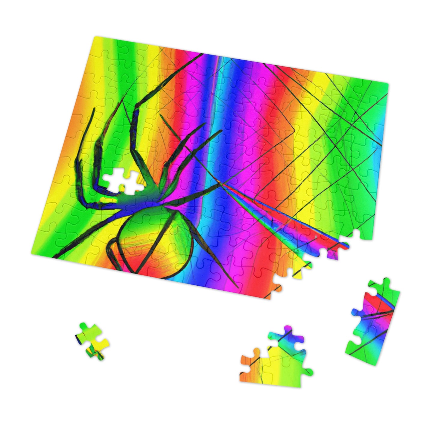 "A Spinnerette's Prismatic Web" - The Alien Jigsaw Puzzle