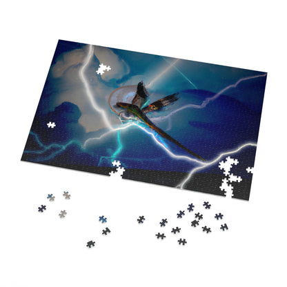 "Draco in the Tempest" - The Alien Jigsaw Puzzle