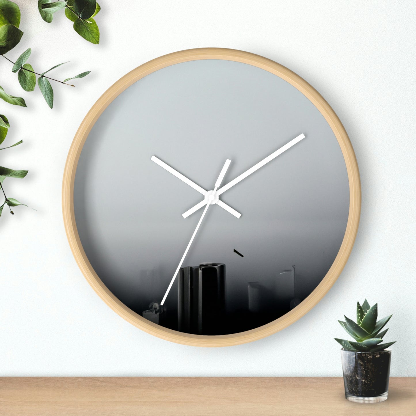 "Ascendiendo a las nubes" - El reloj de pared alienígena