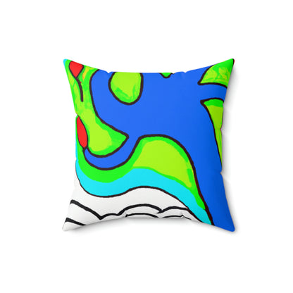 "The Cavernous Everglow" - The Alien Square Pillow