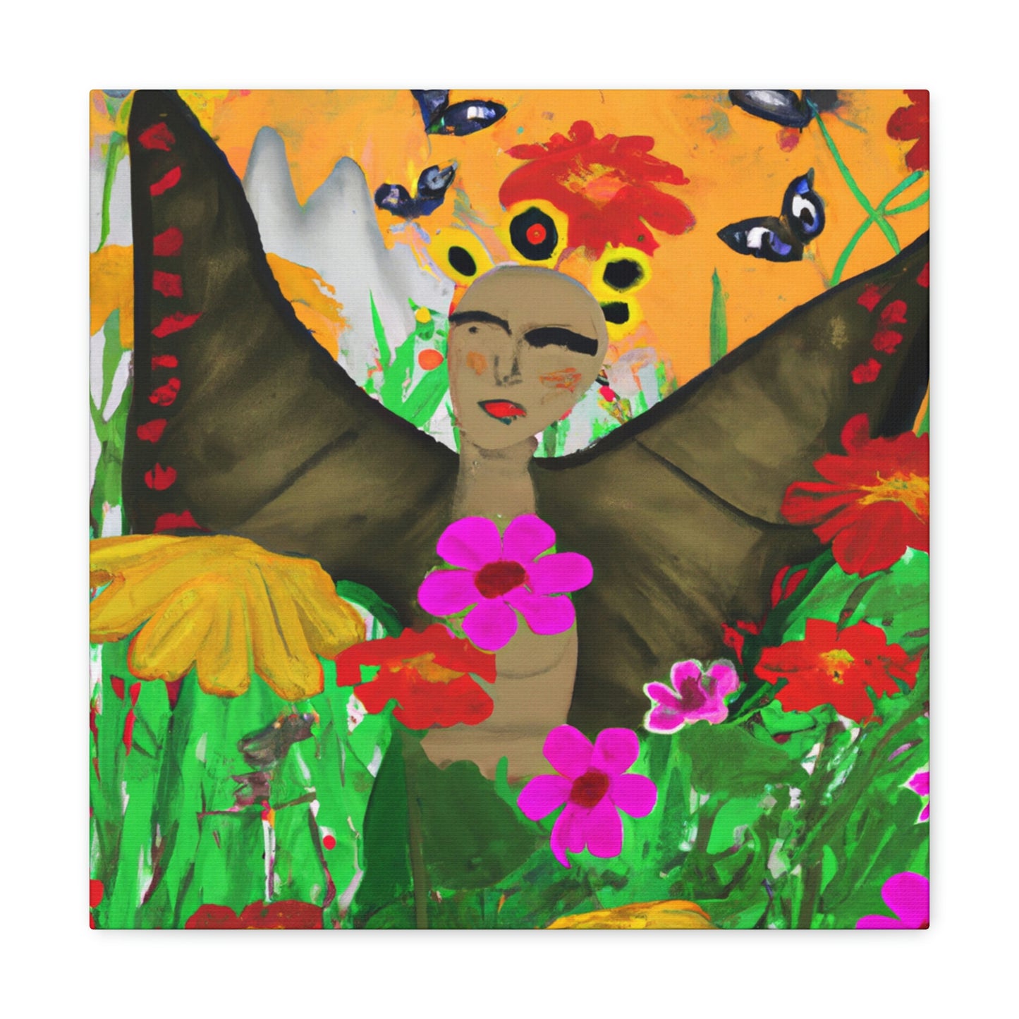 "Butterfly Ballet in the Wildflower Meadow" - The Alien Canva