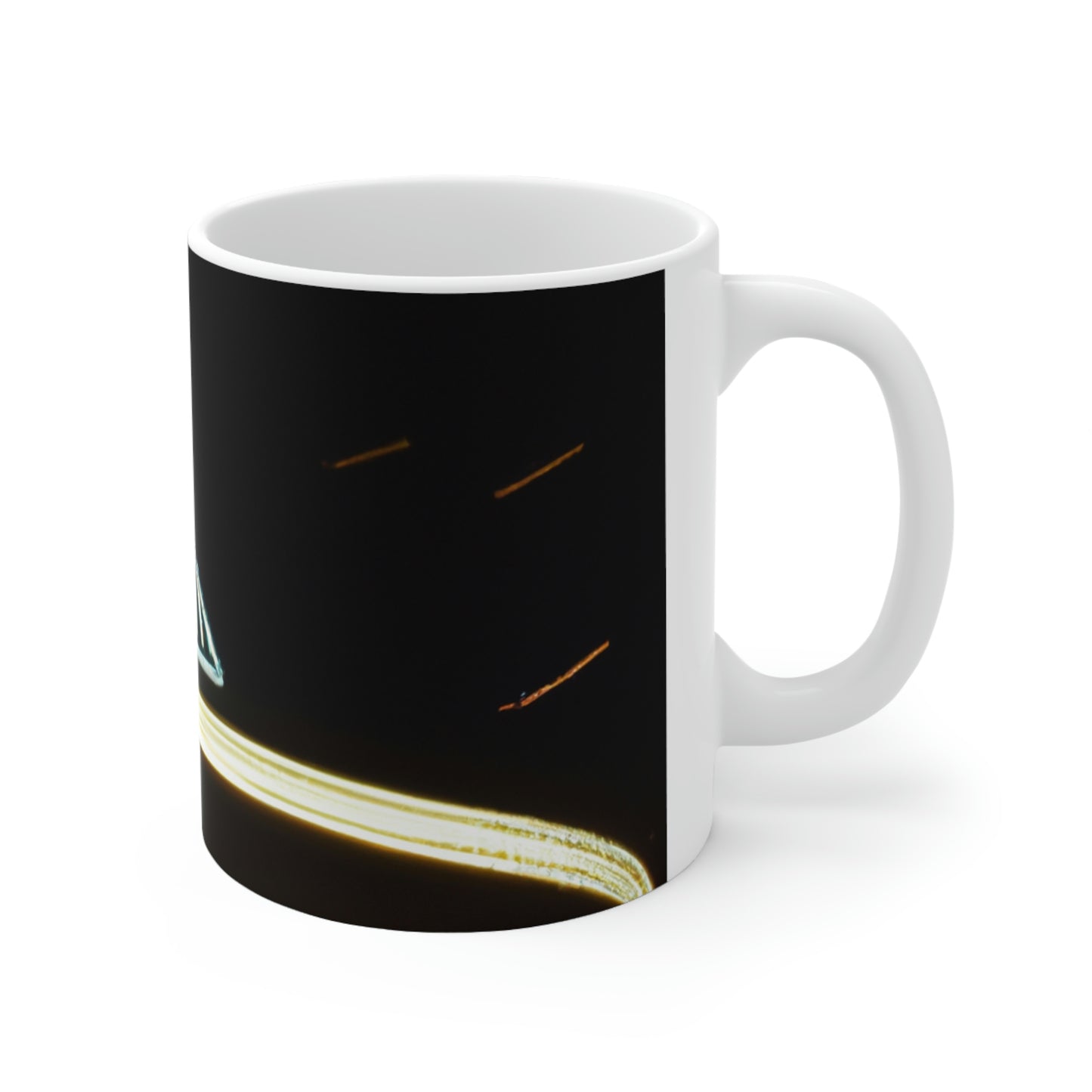 "Carousel Nights: A Glimmer of Starlight" - The Alien Ceramic Mug 11 oz