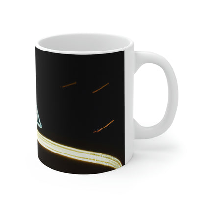 "Carousel Nights: A Glimmer of Starlight" - Taza de cerámica The Alien 11 oz