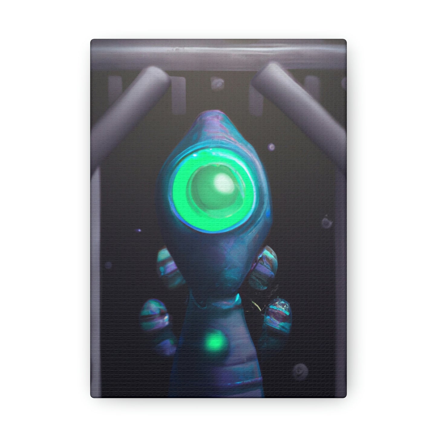 "The Secret Portal Guardian" - The Alien Canva