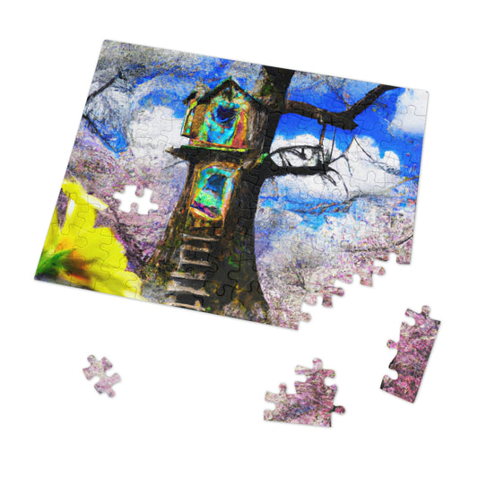 "Forgotten Secrets of the Springtime Forest" - The Alien Jigsaw Puzzle