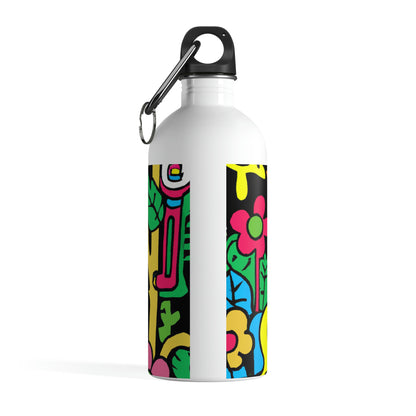 The Enchanted Garden of Wonders. - The Alien Stainless Steel Water Bottle