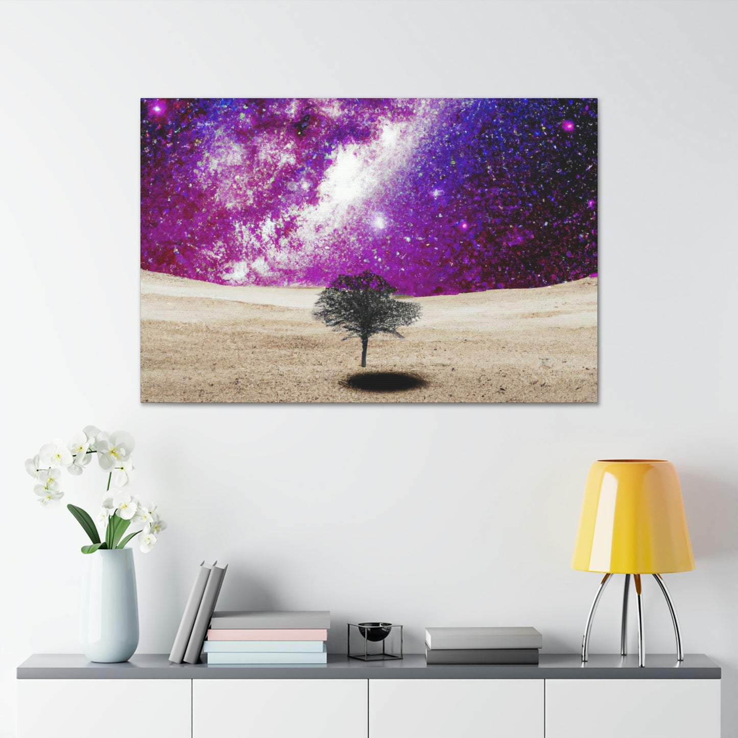 "Árbol solitario de polvo de estrellas" - The Alien Canva