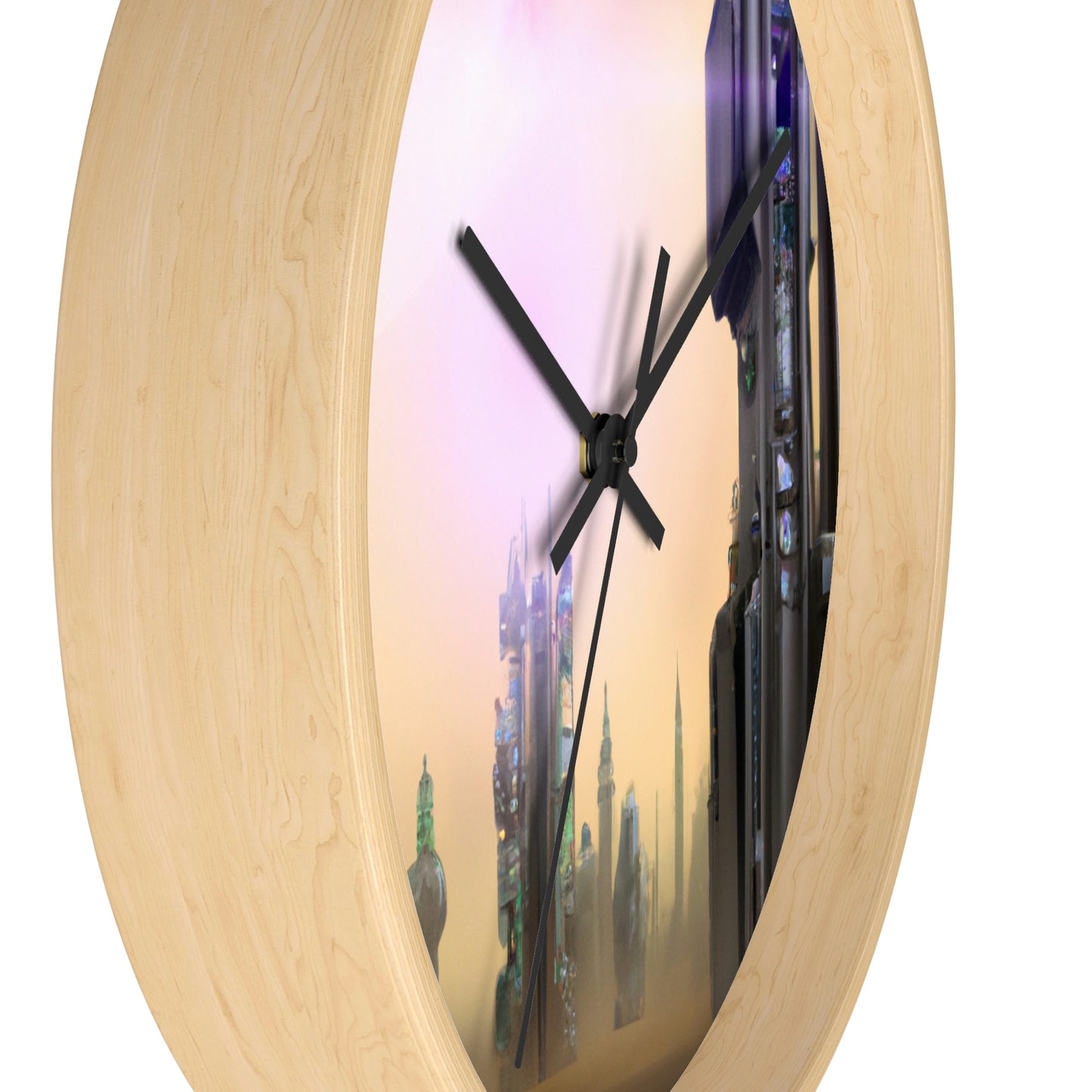 "Lost in the Cosmic Mist" - The Alien Wall Clock