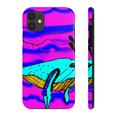 "Glow of the Neon Sea" - The Alien Tough Phone Cases