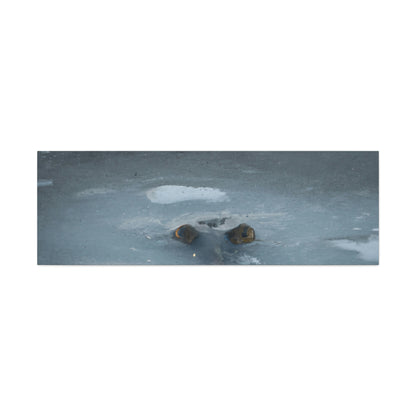 "The Frozen Lake Lurker" - Die Alien-Canva