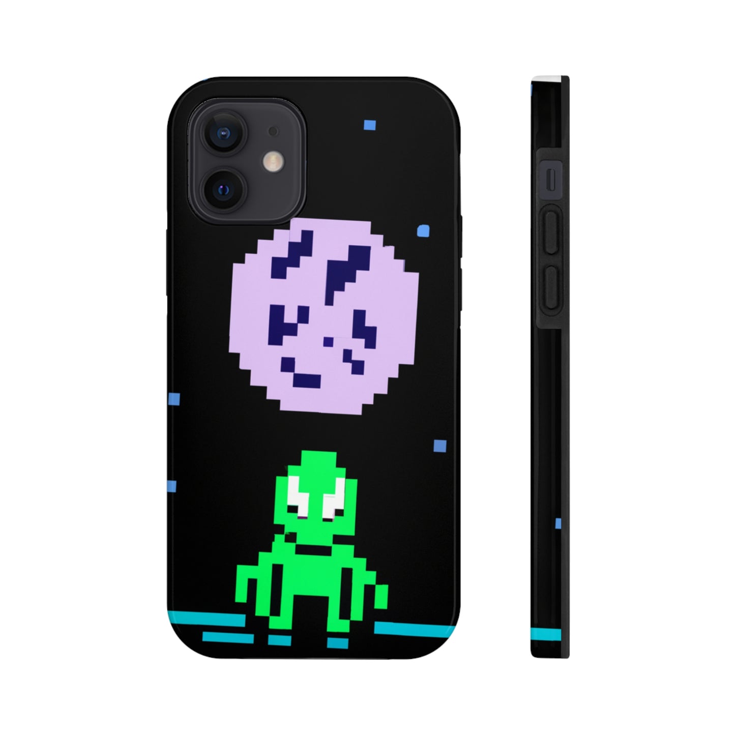 "Testigo solitario del cielo nocturno" - The Alien Tough Phone Cases Pixel Art