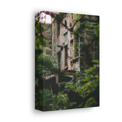 "The Forgotten City in the Forest" - The Alien Canva