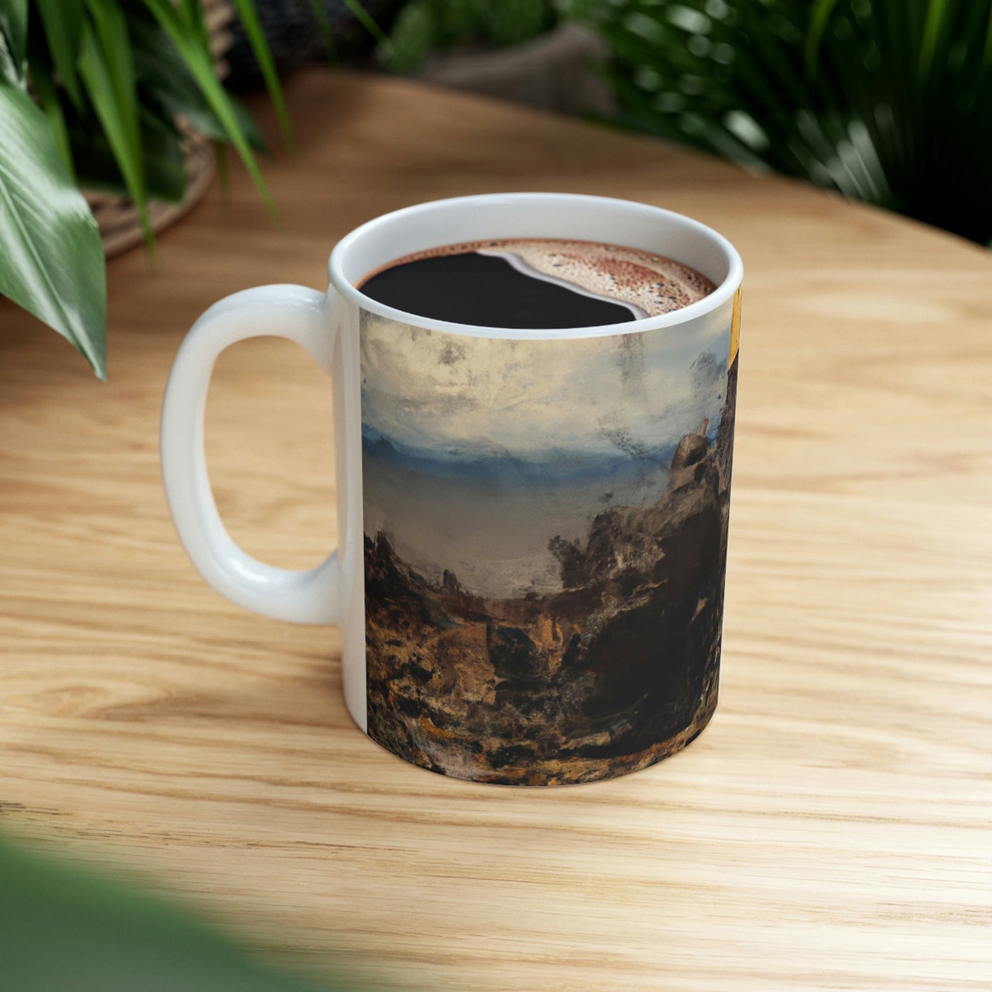 "Lonely Beacon on the Shore" - Taza de cerámica The Alien 11 oz