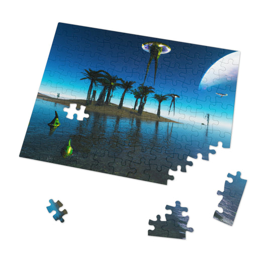 "Invasion of the Island E.T.s" - The Alien Jigsaw Puzzle