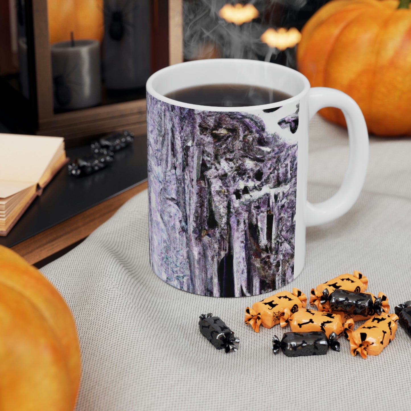 "Frost-Tipped Falls of Glistening Grief" - The Alien Ceramic Mug 11 oz