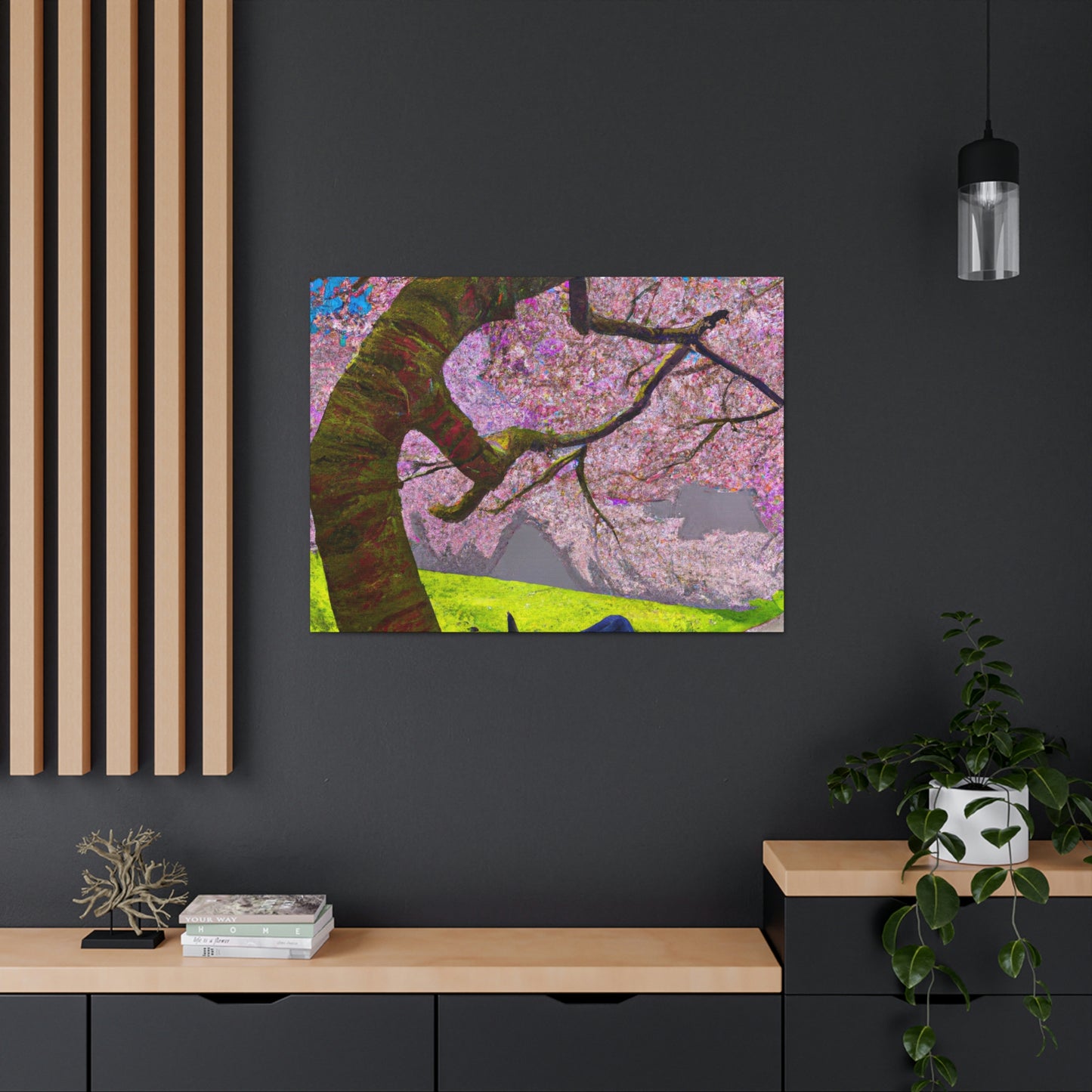 "A Moment of Calm Beneath the Cherry Blossoms" - The Alien Canva