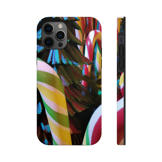 "Candy Cane Wonderland" - The Alien Tough Phone Cases