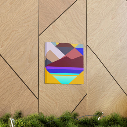 "Geometric Landscape" - Canvas