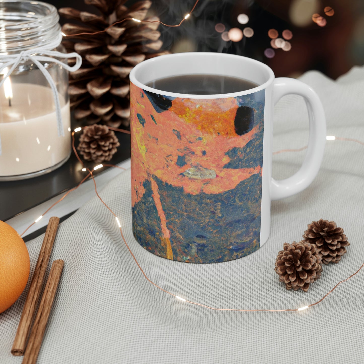 "Autumn Reflections" - The Alien Ceramic Mug 11 oz