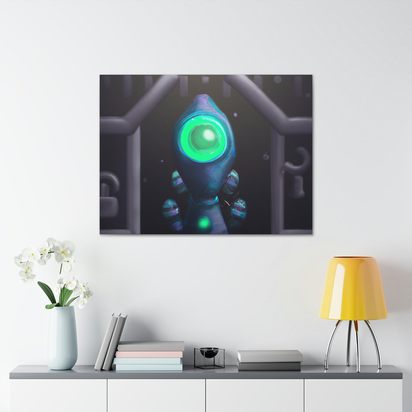 "The Secret Portal Guardian" - The Alien Canva