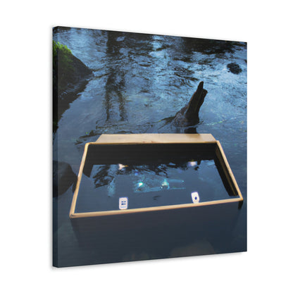 "La caja misteriosa flotante" - The Alien Canva