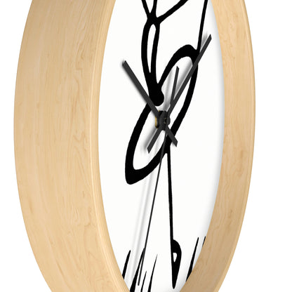 "Ballet on a Blade: A Ballerina's Spin" - El reloj de pared alienígena