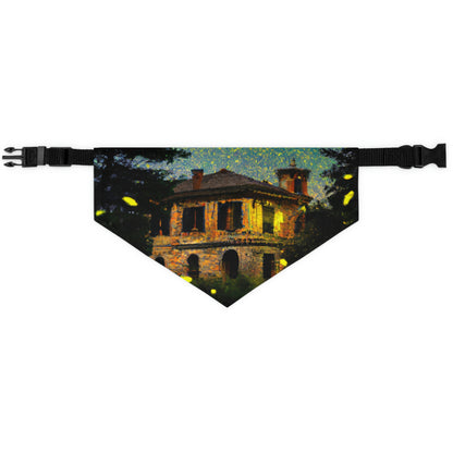 "A Shining Embrace of Fireflies" - The Alien Pet Bandana Collar