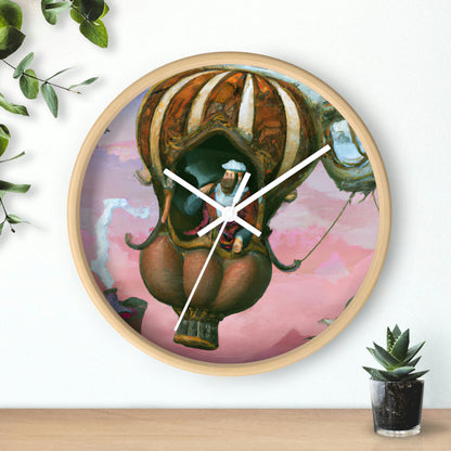 The Wizarding Winds of the Hot Air Balloon - The Alien Wall Clock