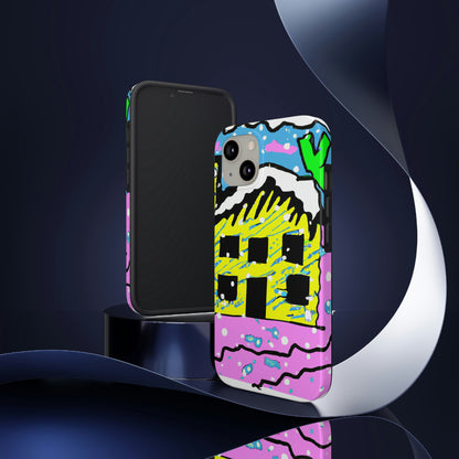 "Desolate Winter Dwelling" - Die Alien Tough Phone Cases