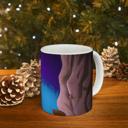 The Fox in the Cavern - The Alien Ceramic Mug 11 oz