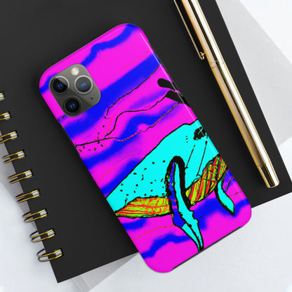 "Glow of the Neon Sea" - The Alien Tough Phone Cases