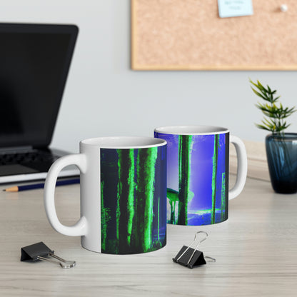 "The Ethereal Woods Beneath the Ruined Factory" - The Alien Ceramic Mug 11 oz