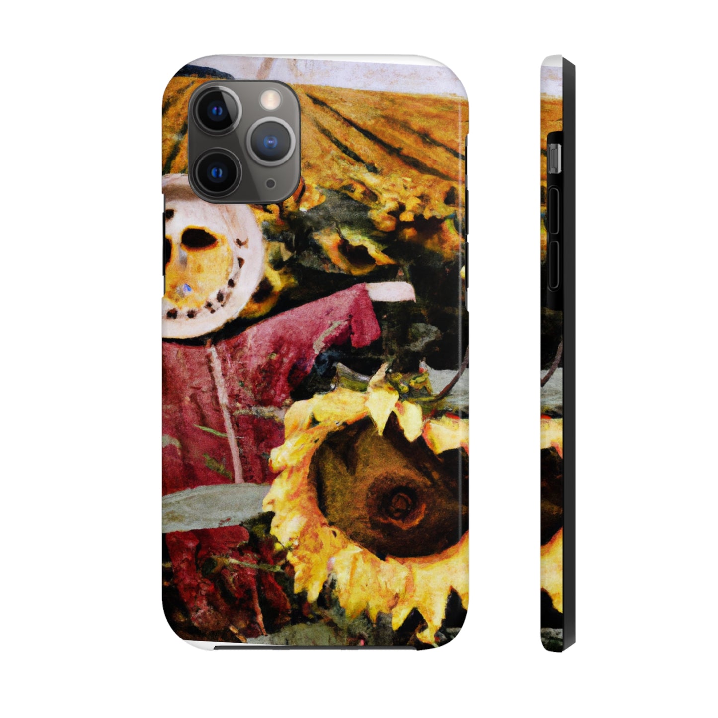 "Centinela solitaria del campo de girasoles" - Las fundas para teléfonos Alien Tough