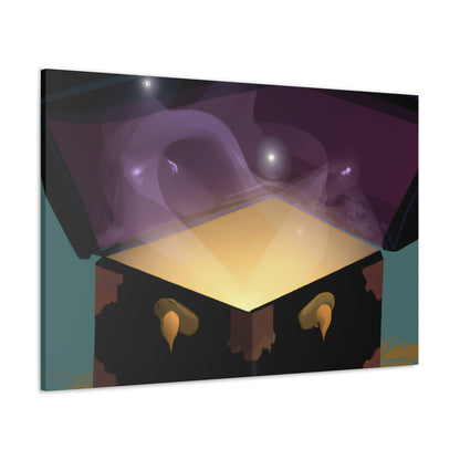 "The Infinite Shadowed Chest" - Die Alien-Canva