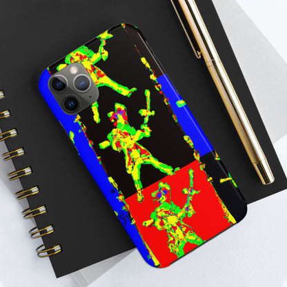 "Tanz mit Feuer und Stahl." - Die Alien Tough Phone Cases