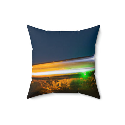 "The Midnight Express" - Das Alien Square Pillow