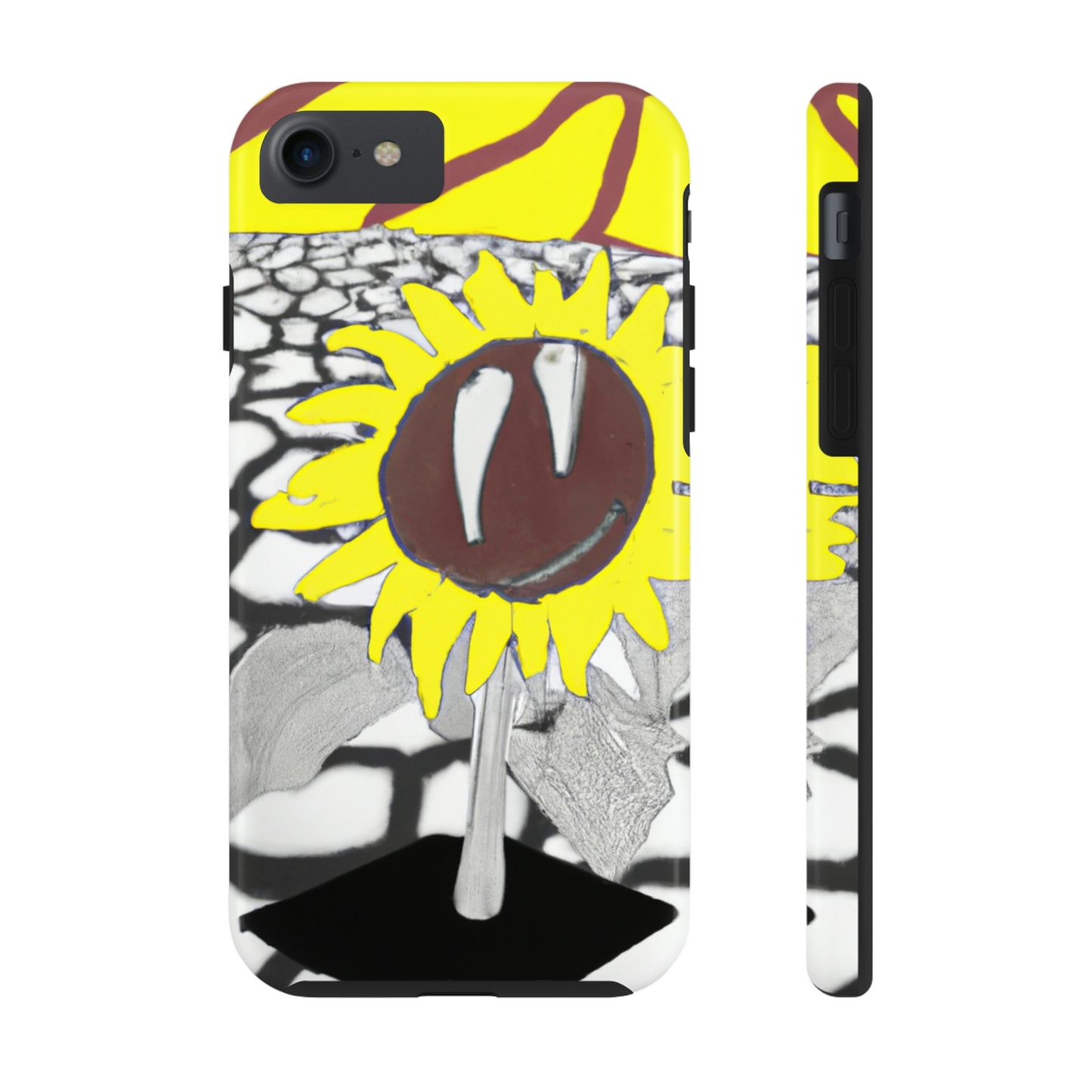 "Un girasol que se marchita en un campo reseco" - The Alien Tough Phone Cases