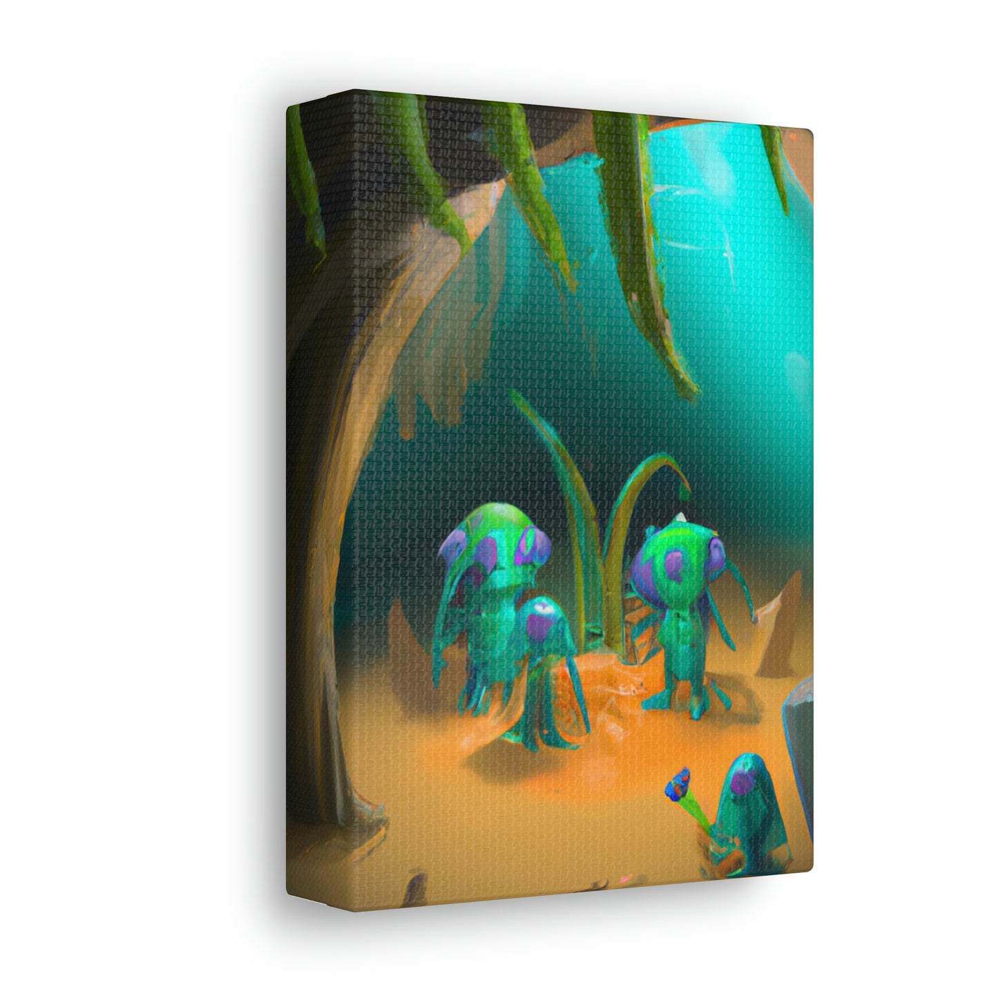 "Cave-Crawling Aliens and the Buried Riches" - The Alien Canva