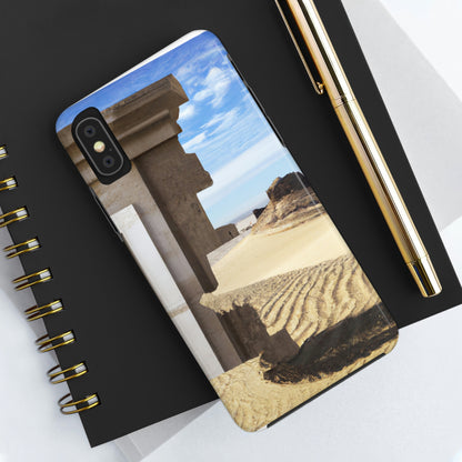 "Lost in the Sands: Discovering the Ancient Temple" - The Alien Tough Phone Cases