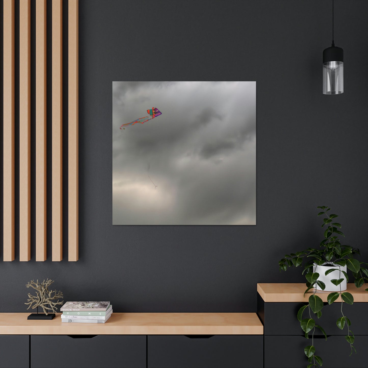 "Daring the Stormy Sky" - The Alien Canva