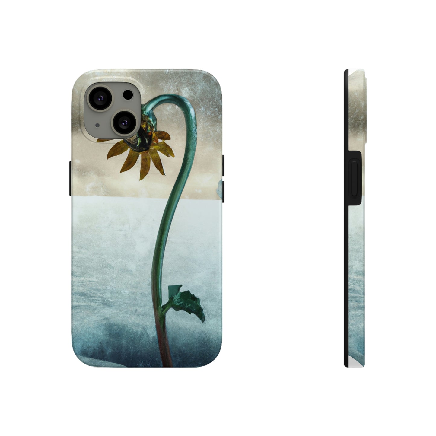 "Fighting the Frost: A Flower's Story" - Die Alien Tough Phone Cases