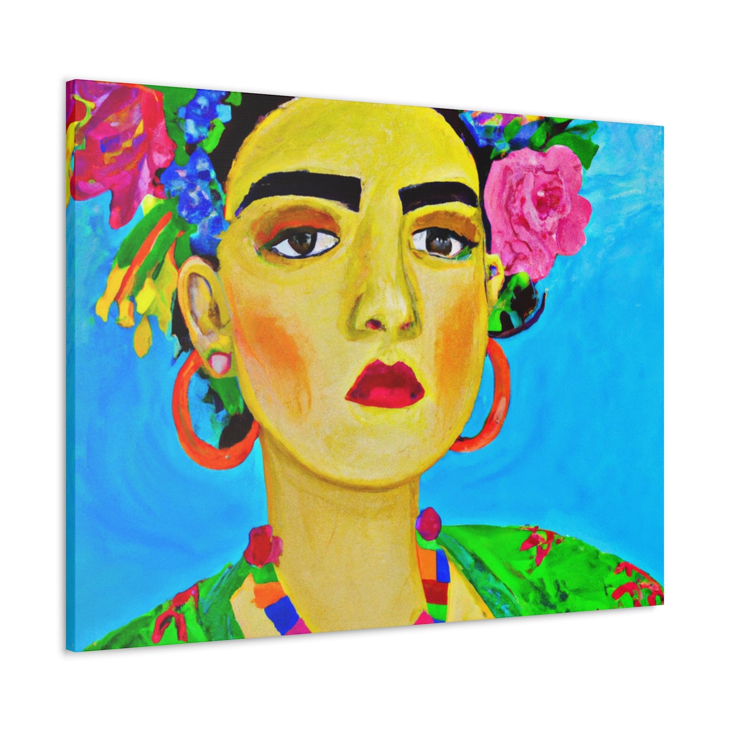 „Heftig und frei: Eine von Frida Kahlo inspirierte Hommage an mexikanische Frauen“ – The Alien Canva