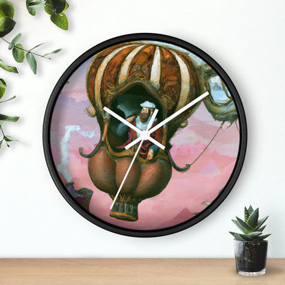 The Wizarding Winds of the Hot Air Balloon - The Alien Wall Clock