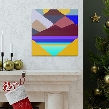 "Geometric Landscape" - Canvas