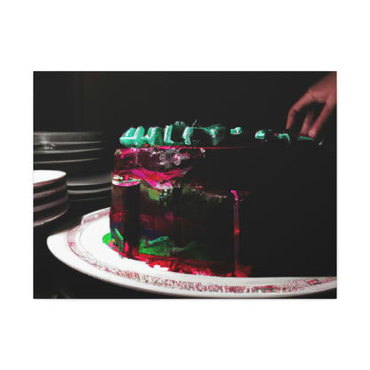 Mysterious Cake Creation - The Alien Canva