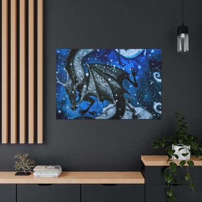 "Frosted Moonlight Dragon" - The Alien Canva