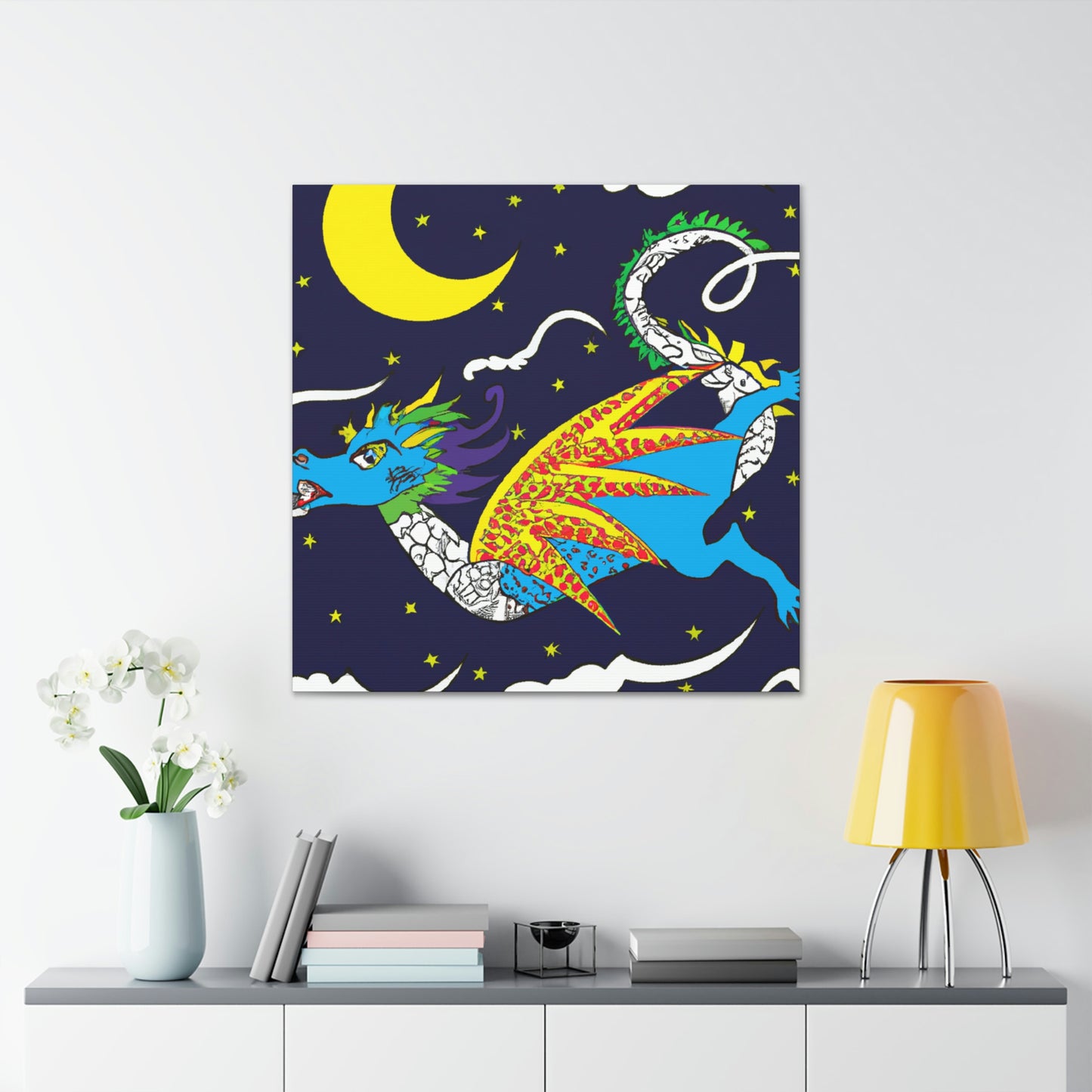 "Midnight Flight of the Dragon" - The Alien Canva