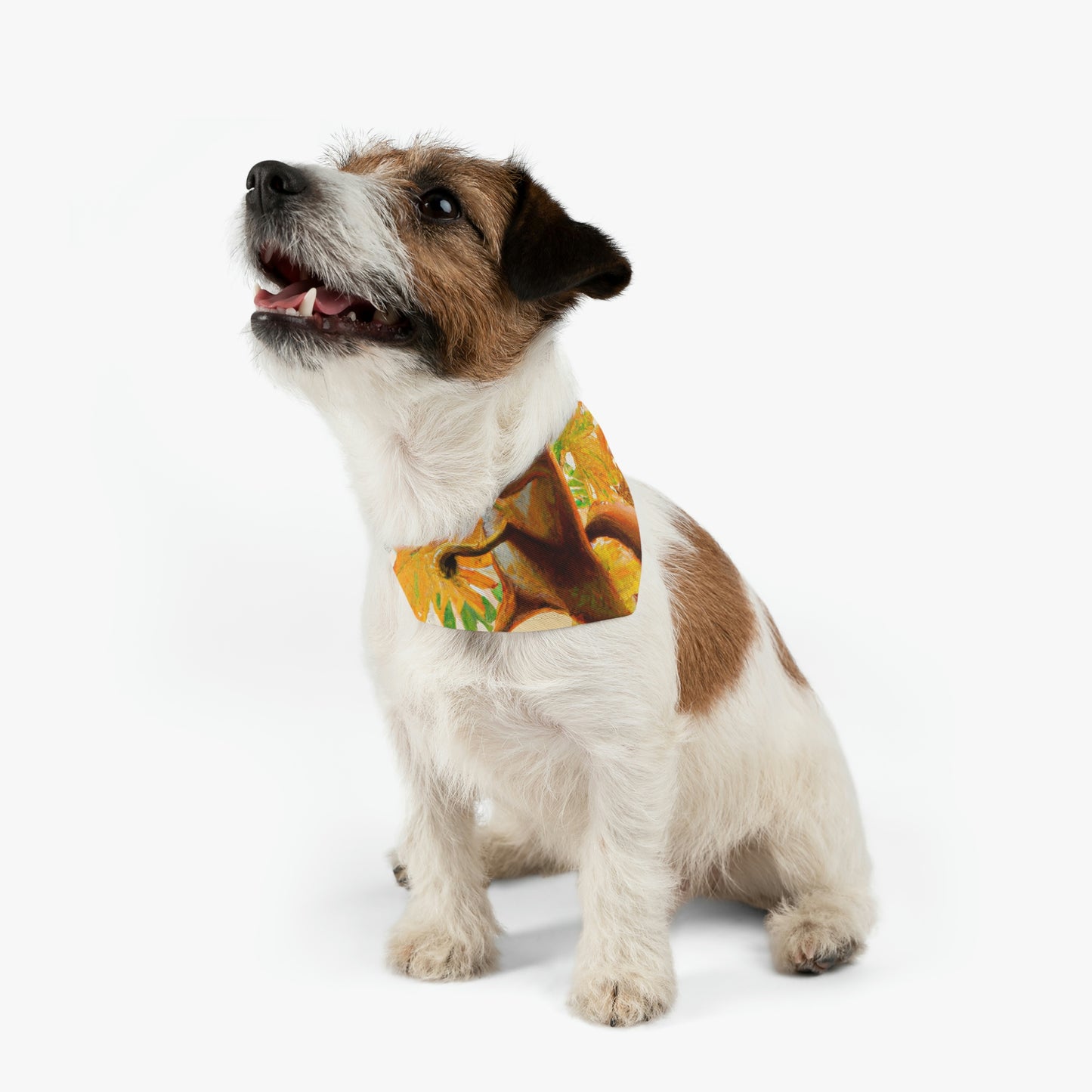 "Autumnal Adventure: A Fox's Unschief" - Das Alien Pet Bandana Halsband