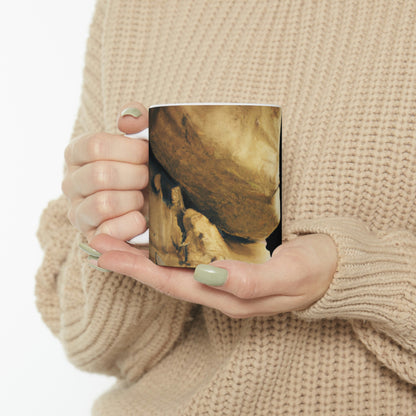 "A Peculiar Journey into the Caverns of Uncertainty" - The Alien Ceramic Mug 11 oz